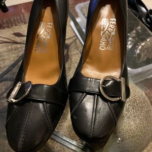 Salvatore ferrgamo kitten heels